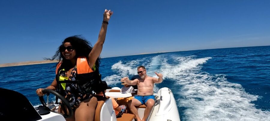 Hurghada: Safari ATV Quad & Speedboat to Orange bay island - A Morning That Starts With Sand