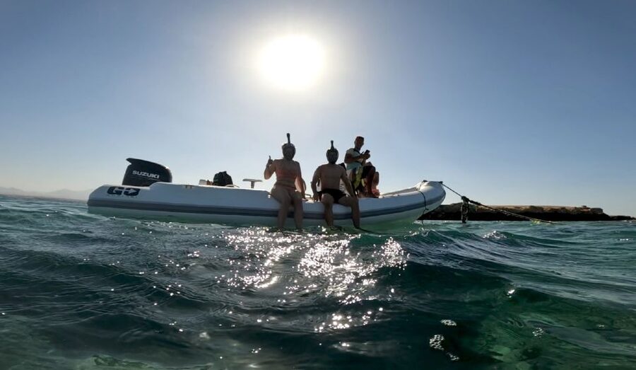 Hurghada: Safari ATV Quad & Speedboat to Orange bay island - The Transfer From Desert to Marina