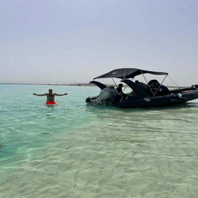 Hurghada: Safari ATV Quad & Speedboat to Orange bay island - Orange Bay for About 1.5 Hours