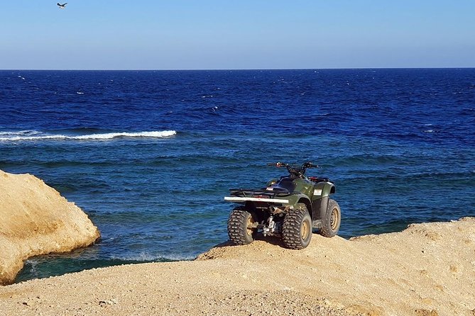 Hurghada: Sea and Mountains ATV Quad Bike Tour - Leaving the resort strip for Makadi Bay