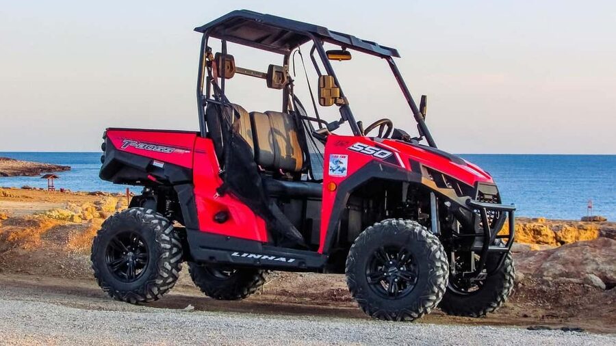 Hurghada: Sea and Mountains Quad or Buggy Family Tour - A falcon house, camel ride, and slower desert moments