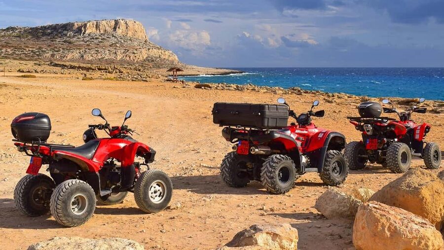 Hurghada: Sea and Mountains Quad or Buggy Family Tour - The Red Sea stop and Makadi Bay views