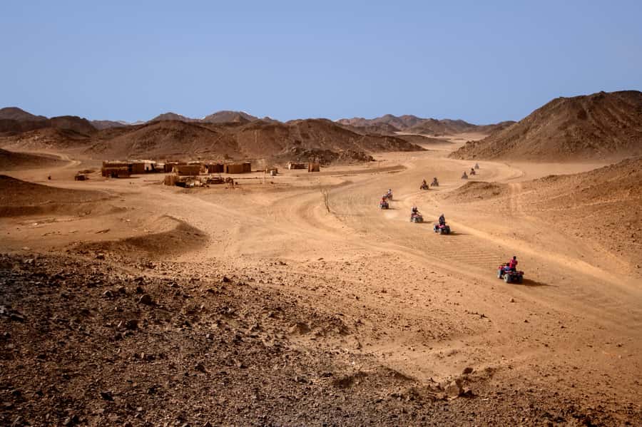 Hurghada: Sunset Quad Bike, Camel w/ Opt Stargazing and BBQ - Transfers from Hurghada and nearby resorts