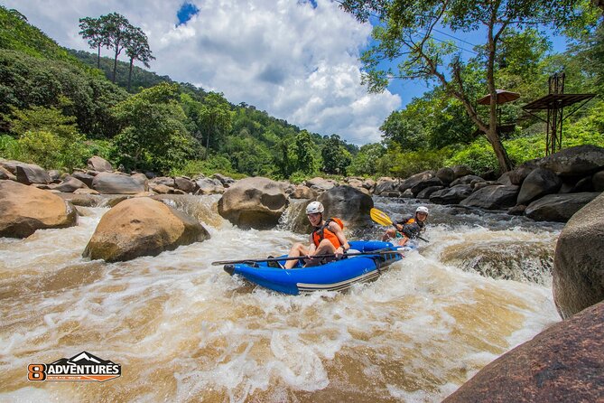 Inflatable Kayaking and ATV Adventure - A guided inflatable kayak on the river