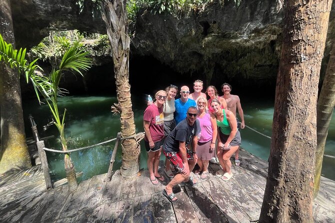 Jade Caverns and Mayan Village Cozumel ATV TOUR - Jade Cenote and the 20-foot jump