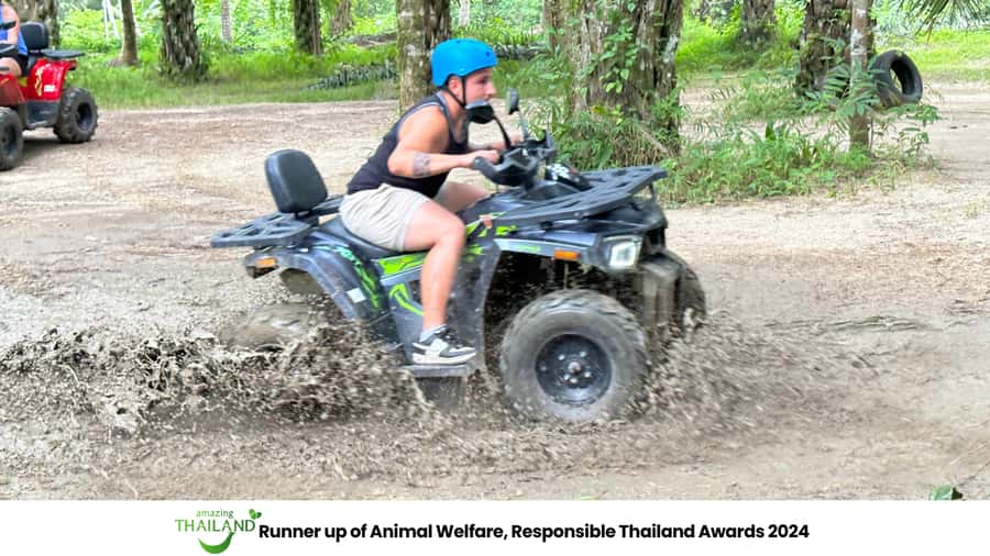 Khao Lak Wild ATV Quad Bike & Gentle Giants Experience - From Khao Lak hotels to the elephant sanctuary