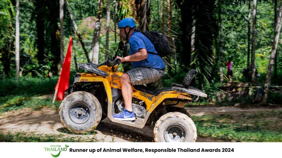 Khao Lak Wild ATV Quad Bike & Gentle Giants Experience - A quiet 30 minutes with elephants