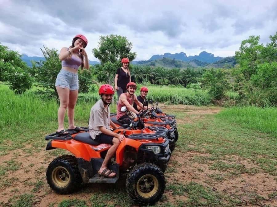 KhaoSok: Green Trails ATV Safari in Khao Sok - Riding from Khao Sok into the green country
