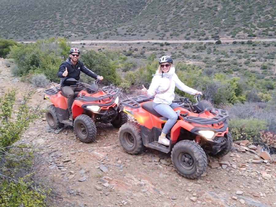 KLEIN KAROO at Oudtshoorn QUAD BIKE FUN RIDE - Key points for your 45-minute ride