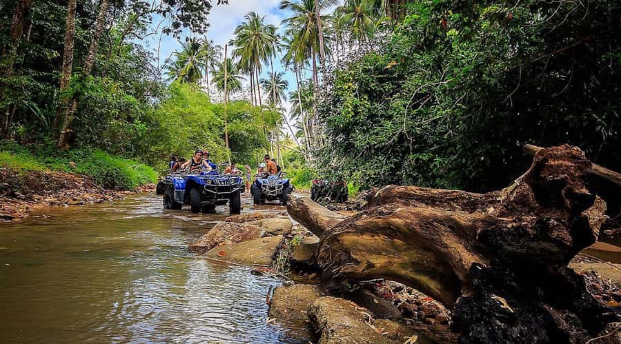 Koh Samui: ATV Quad Bike Safari Tour - From Hotel Lobby to Jungle Track