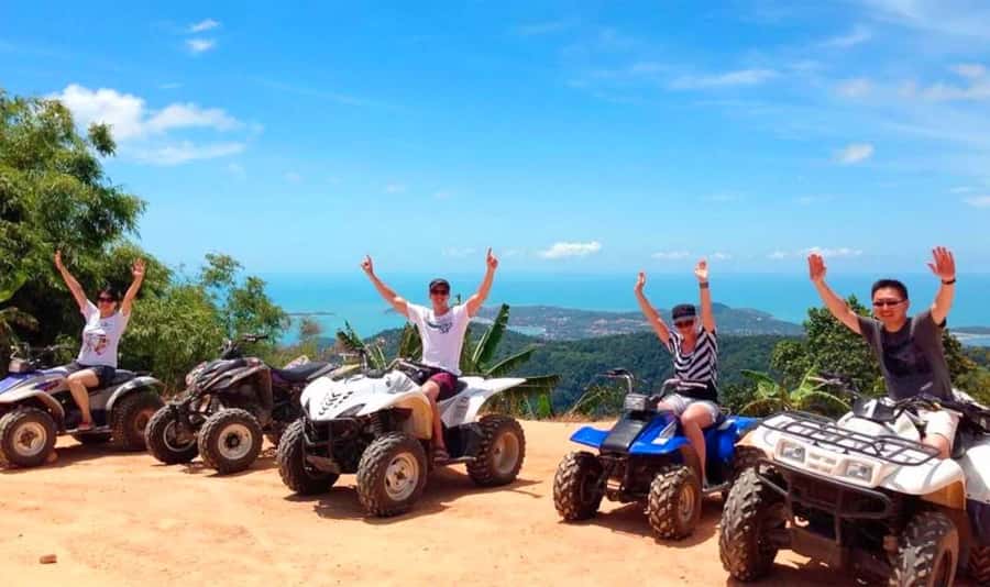 Koh Samui: Jungle, Mountains and Waterfalls ATV Tour - Waterfall conditions and the best photo stops