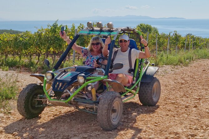 Korcula Buggy (Official) Safari Tour -Local Food & Wine Tasting- - A noisy, scenic way to see southern Korčula