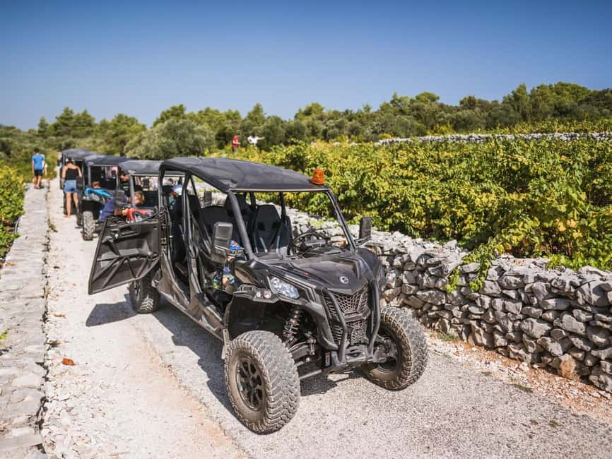 Korcula Buggy Safari With Wine Tasting - Lumbarda and the first swim at Vela Przina