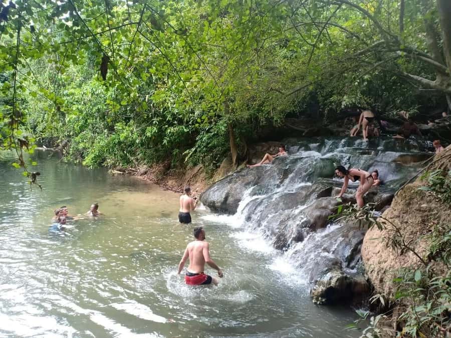 Krabi: Emerald Pool and Hot Spring Waterfall with ATV Riding - Lunch in the jungle