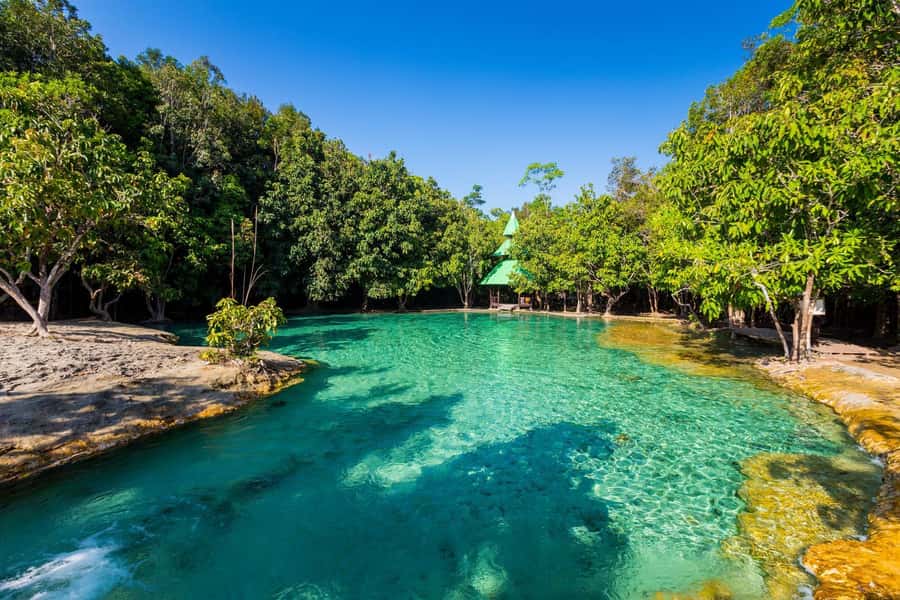 Krabi: Emerald Pool and Hot Spring Waterfall with ATV Riding - Transport, timing, and the cost of the day