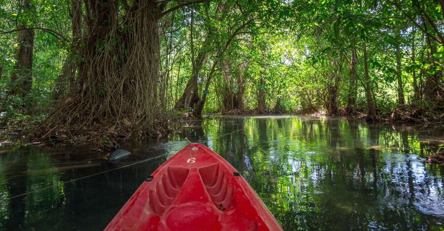 Krabi: Half-Day Blue Lagoon Kayaking at Klong Srakaew & ATV - Key points at a glance