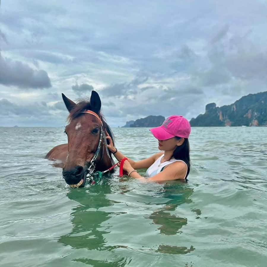 Krabi Horse Riding on the Beach and atv Extreme - A beach ride with a rougher second act