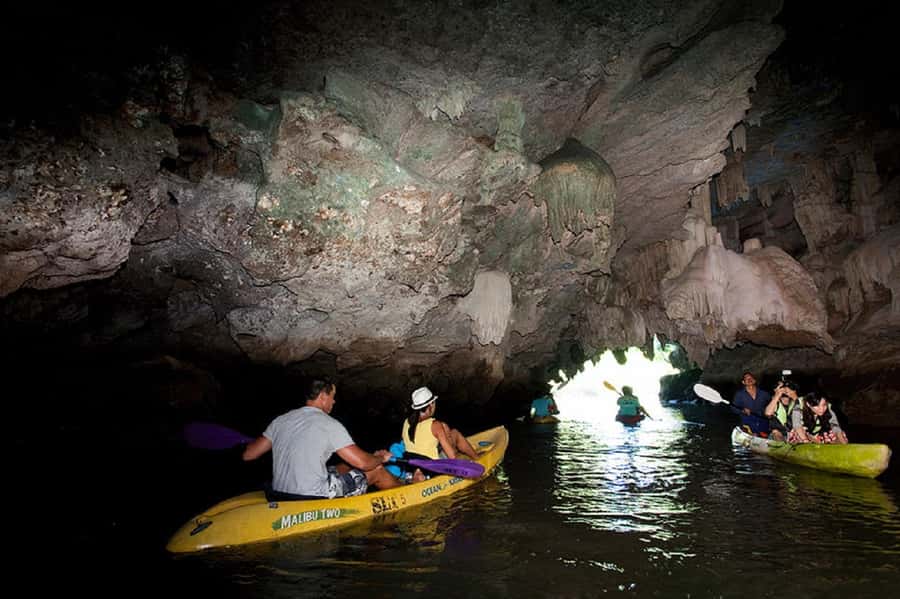 Krabi: Kayaking at Bor Thor with Optional ATV Ride - Tham Lod Tai, a tunnel through the rock