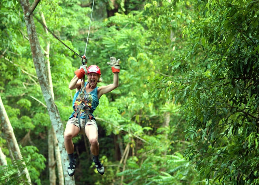 Krabi: Zipline, ATV & Top Rope Climbing Experience - The safety system that makes the height manageable