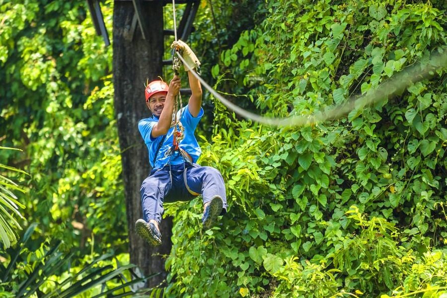 Krabi: Zipline, ATV & Top Rope Climbing Experience - What is included for the $63 price
