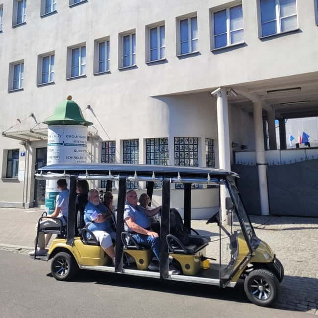 Krakow: City Sightseeing Tour by Electric Buggy Golf Cart - Schindler’s Factory and the industrial story