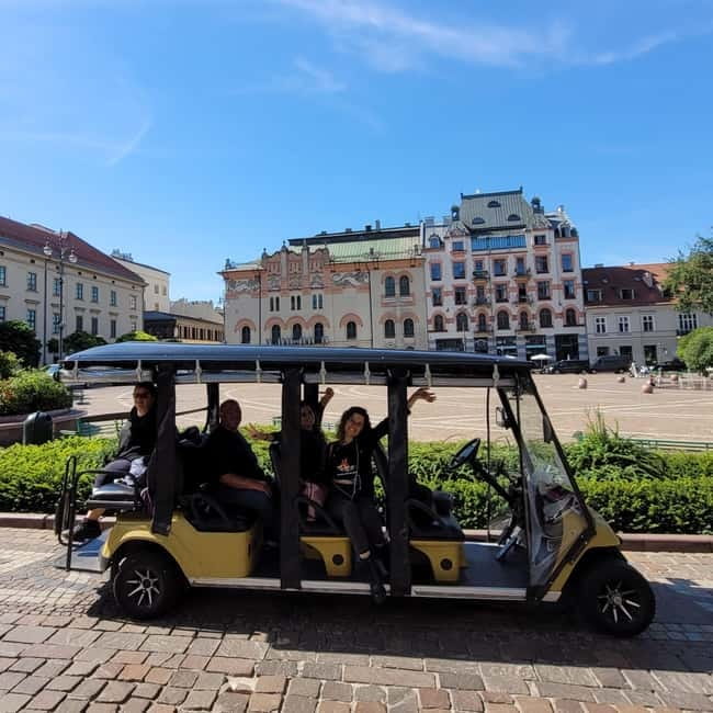 Krakow: City Sightseeing Tour by Electric Buggy Golf Cart - Medieval Krakow from a comfortable seat