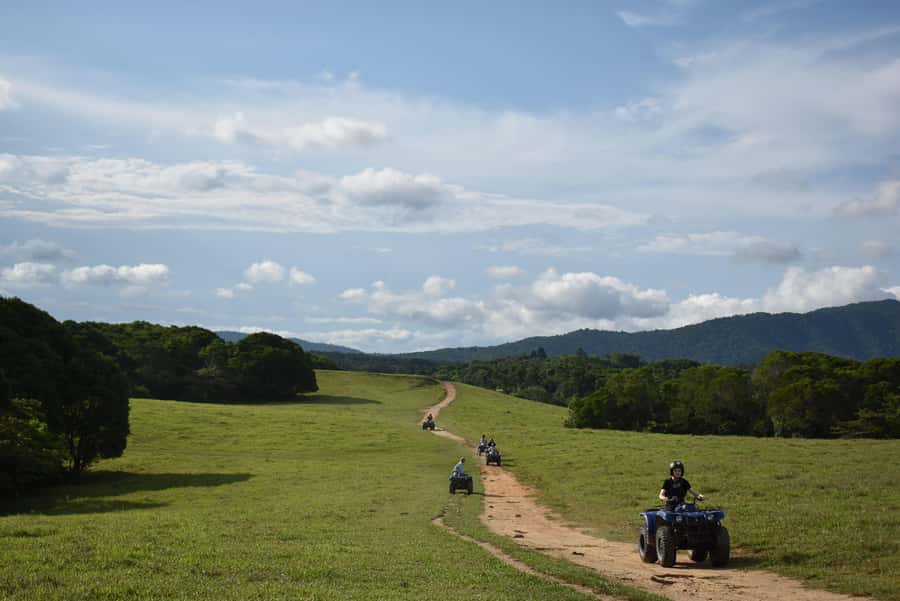 Kuranda: Quad Ride Bike and petting farm - The safety briefing sets the tone