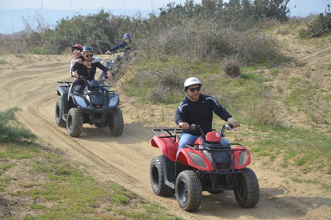 Kusadasi Quad Safari Adventure Included Transfer - Riding the dusty woodland tracks