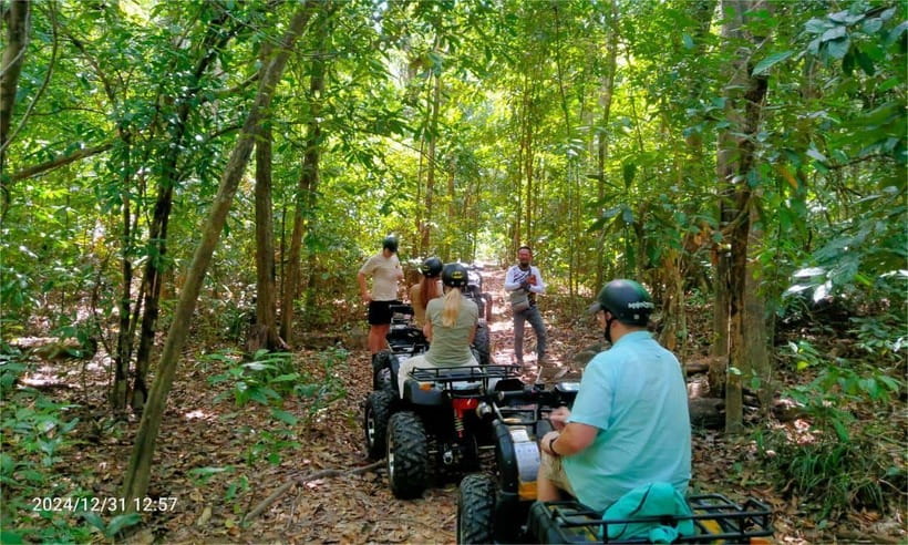 Langkawi:ATV Ride at Matchinchang Mountain Foothill - Riding from Fazu ATV Extreme Sport into rural Langkawi