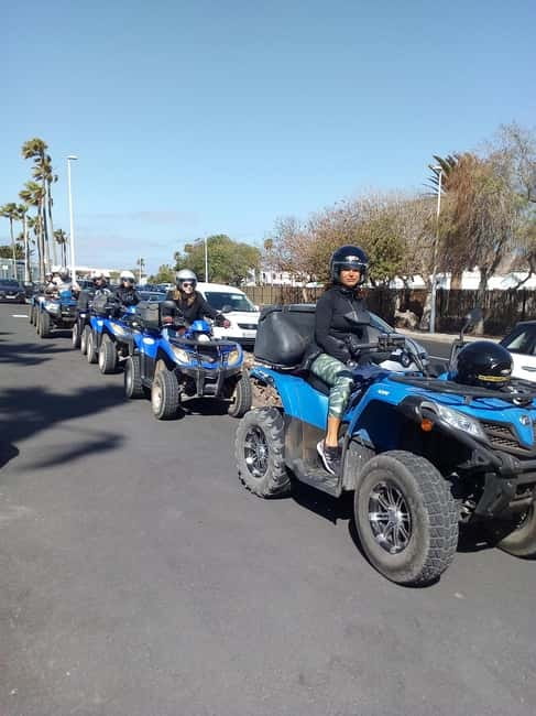 Lanzarote: 2 hours quad tour - How much of the route is off-road?