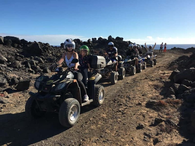Lanzarote: 2 hours quad tour - The coastal run and sea-view photo stop