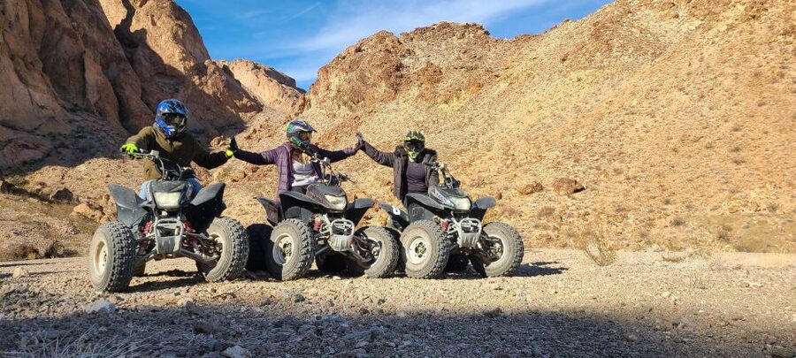 Las Vegas: 2.5-Hour Eldorado Canyon ATV & Ghost Town Tour - Walking through the 1861 mining town