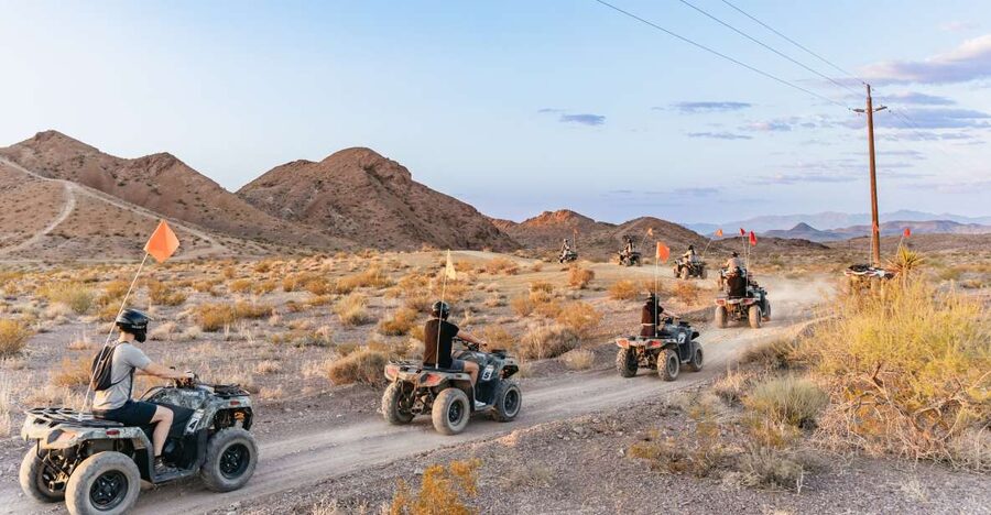 Las Vegas: Guided Las Vegas Desert ATV Tour - From Mandalay Bay to the Mojave Desert