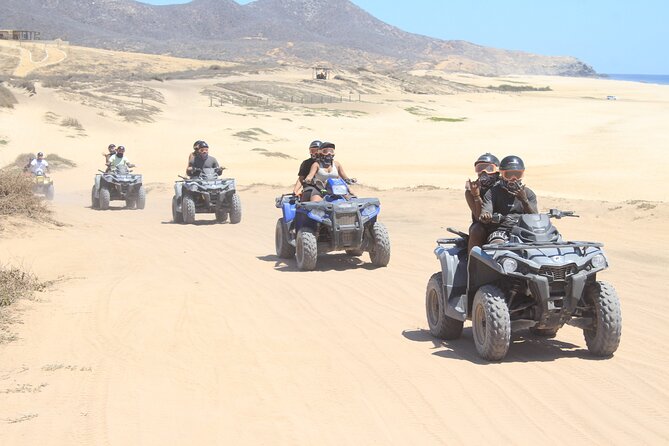 Los Cabos Beach & Desert Tour in Automatic ATV + Tequila Tasting - What the automatic ATVs are like