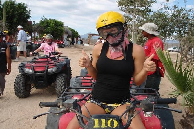 Los Cabos Single or Double ATV Beach and Desert Tour - Safety equipment, insurance, and the charges at check-in