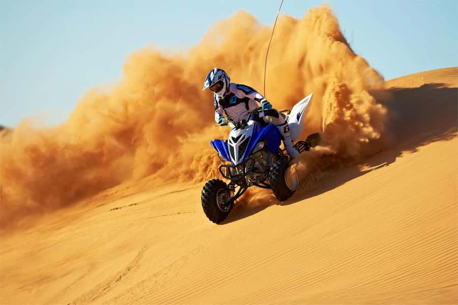 Luxury Dubai Desert Safari, BBQ, Camel Ride, Quad Bike, Show - Who will get the most from this safari?