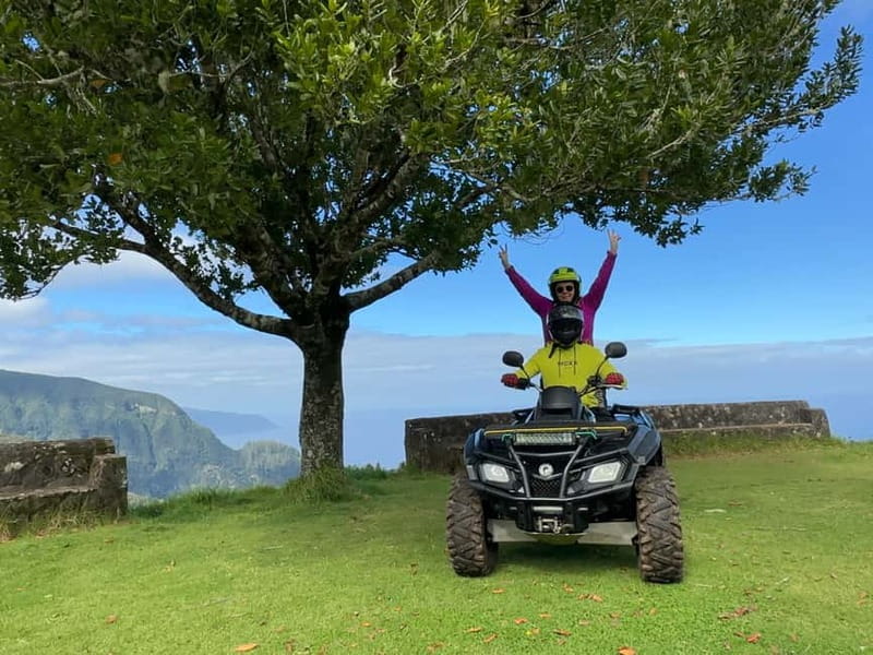 Madeira:Private Mountain Quad Adventure–Explore Wild Madeira - Getting comfortable on the quad