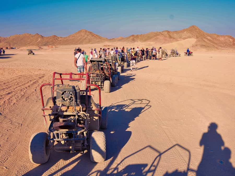 Makadi Bay: ATV, Sea View, Camel, Stargazing, Dinner & Show - Safety first at the quad base