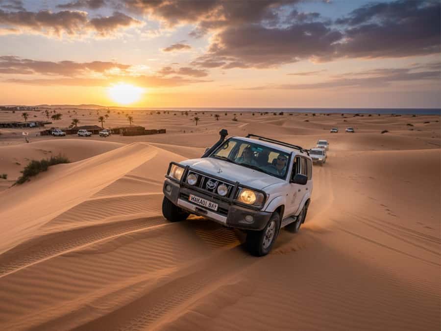 Makadi Bay: Mega Tour Jeep, ATV, Buggy, Camel, Dinner & Show - Quad biking at Safari Sahara Center