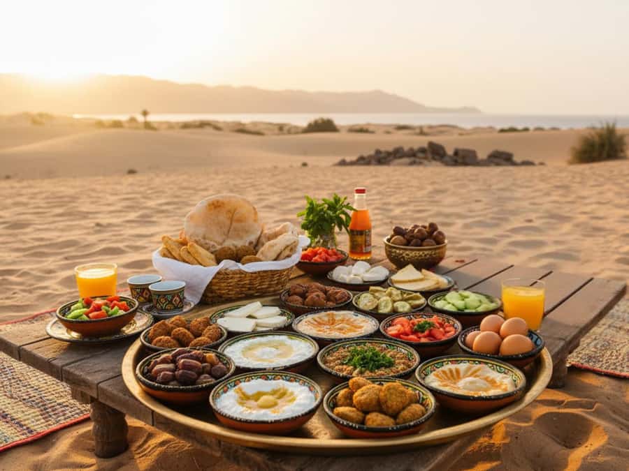 Makadi Bay: Sunrise Quad & Traditional Oriental Breakfast - Getting ready for a safe quad ride