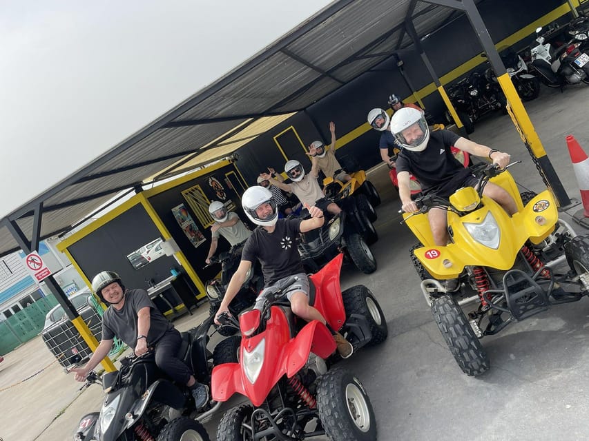 Malaga: Land and River Guided Quad Tour 1-Hour (2-Persons) - Crossing the river in the one-hour format