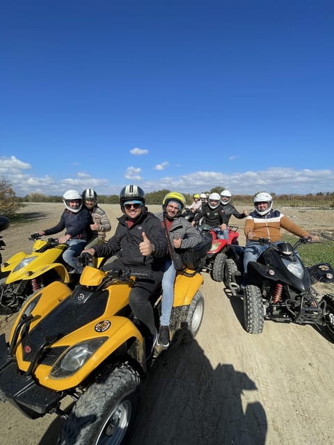 Malaga: Land and River Guided Quad Tour 1-Hour (2-Persons) - Dunes, slopes, and the airport surprise