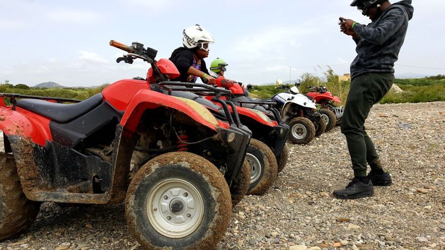 Málaga: Off-Road 2-Seater Quad Tour through Land and River - Two photo breaks and what to bring