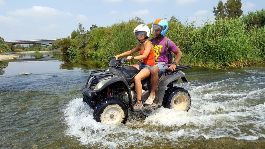 Málaga: Off-Road 2-Seater Quad Tour through Land and River - Getting started with a safety briefing and automatic quad