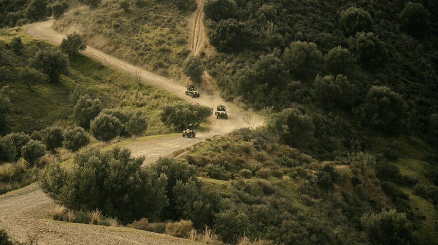 Málaga: Sunset Buggy Tour in the Mountains & Hills of Mijas - Leaving the depot for the Mijas hills