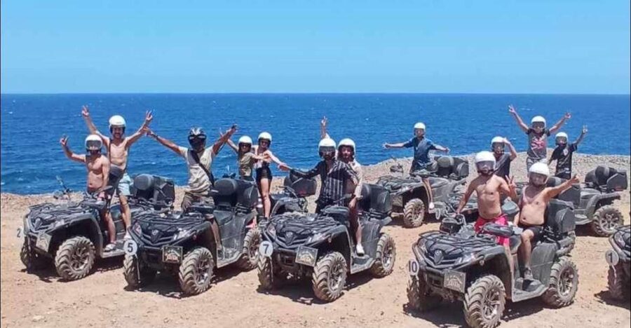 Malia: Off-Road Quad Safari Tour with Lunch and Transfers - Sisi Beach combines swimming and lunch