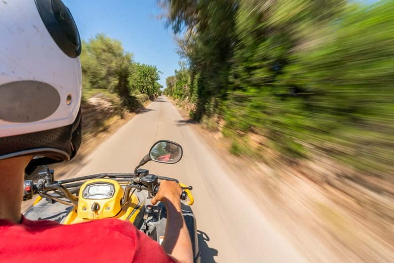 Mallorca: ATV /Quad Bike Tour - The coastal stop: snorkeling, swimming, and cliff jumping