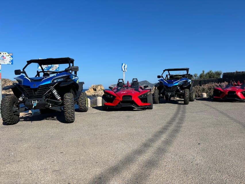 Mallorca: Formula Car and Buggy combo tour - The Estellencs viewpoint is the scenic centerpiece