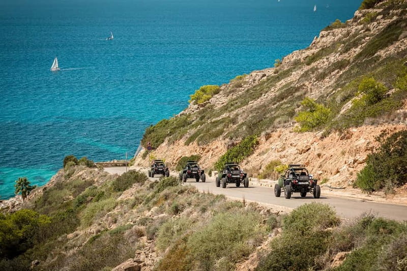 Mallorca: On Road Buggy Tour + Panorama View + Snorkeling - A quieter stop at Badia Blava