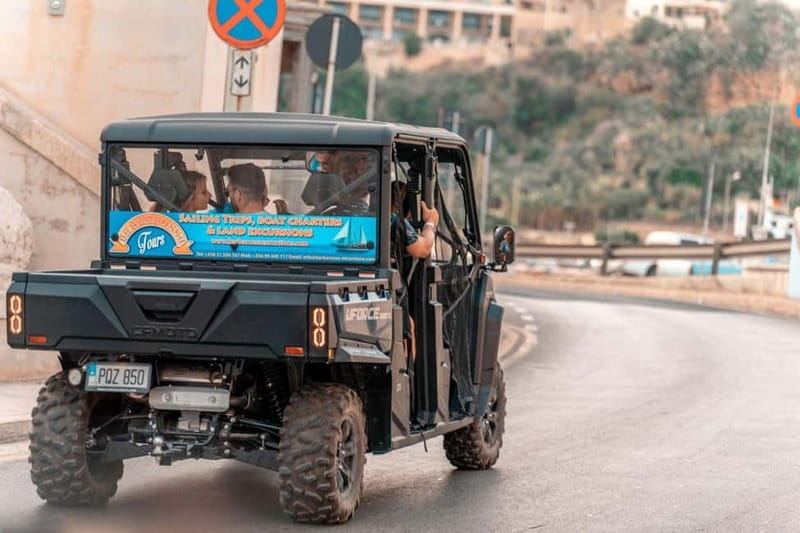 Malta: Gozo 4x4 UTV Tour with Comino Swim Stop and Caves - Calypso Cave and the Ggantija Temples